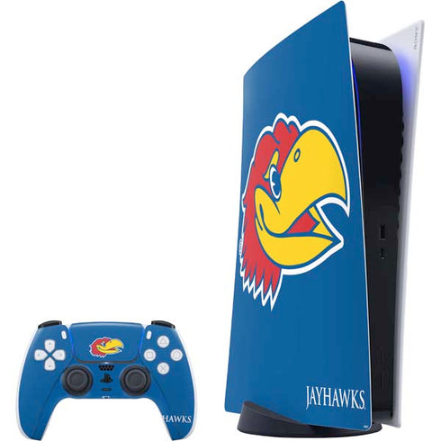 University of Kansas Jayhawks Digi PS5 Digital Edition Bundle Skin