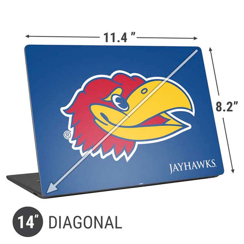 University of Kansas Jayhawks Digi Universal Laptop 14in (11.4 x 8.2in) Skin