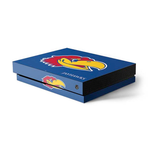University of Kansas Jayhawks Digi Xbox One X Console Skin