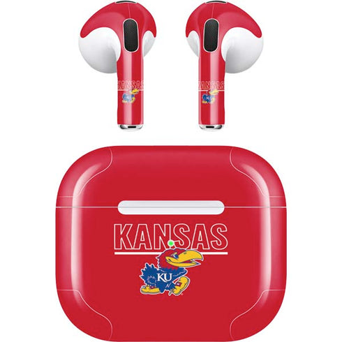 University of Kansas Jayhawks Established 1865 Apple AirPods (3rd Gen 2021) Skin