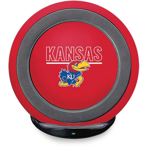 University of Kansas Jayhawks Established 1865 Fast Charge Wireless Charging Stand Skin