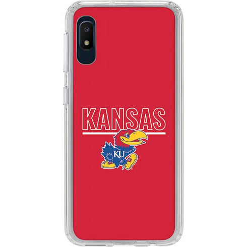University of Kansas Jayhawks Established 1865 Galaxy A10e Clear Case