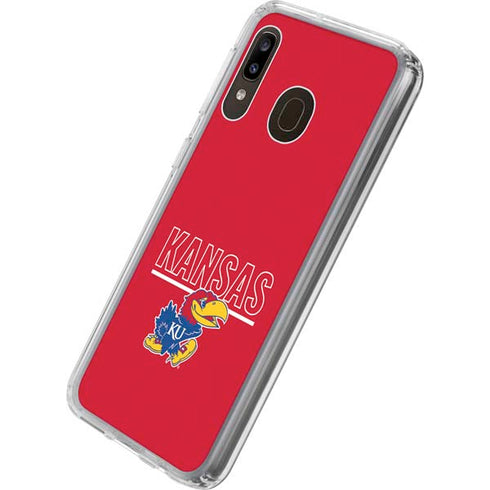 University of Kansas Jayhawks Established 1865 Galaxy A20 Clear Case