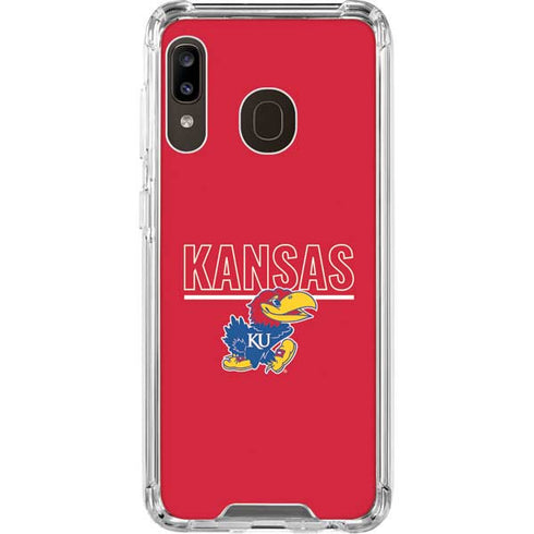 University of Kansas Jayhawks Established 1865 Galaxy A30 Clear Case