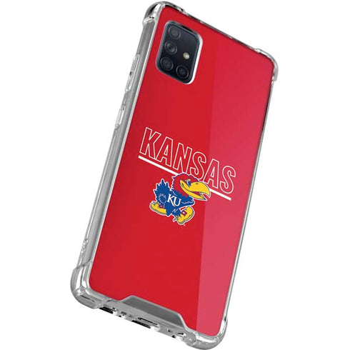 University of Kansas Jayhawks Established 1865 Galaxy A71 5G Clear Case