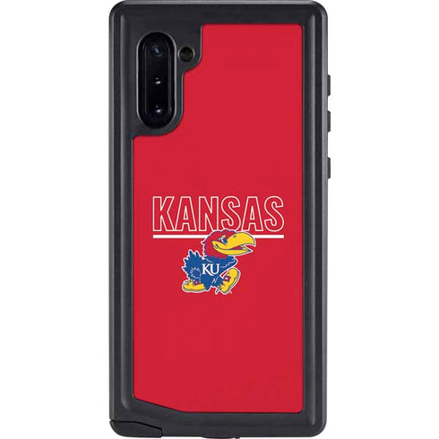 University of Kansas Jayhawks Established 1865 Galaxy Note 10 Waterproof Case