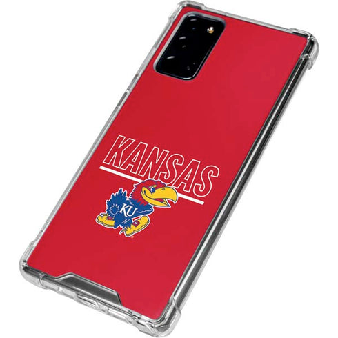 University of Kansas Jayhawks Established 1865 Galaxy Note20 5G Clear Case