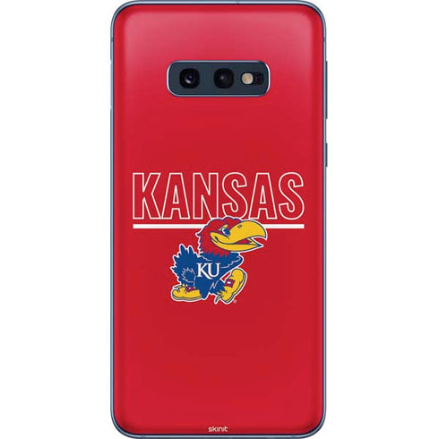 University of Kansas Jayhawks Established 1865 Galaxy S10e Skin