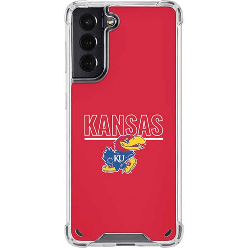 University of Kansas Jayhawks Established 1865 Galaxy S21 5G Clear Case