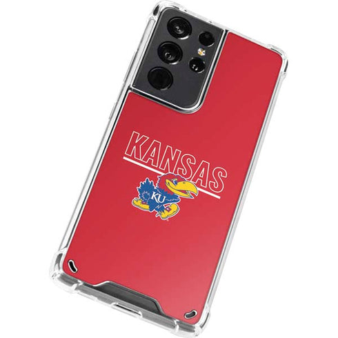 University of Kansas Jayhawks Established 1865 Galaxy S21 Ultra 5G Clear Case