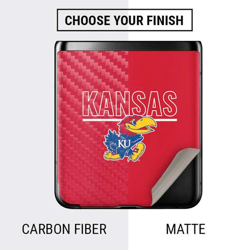 University of Kansas Jayhawks Established 1865 Galaxy Z Flip Skin