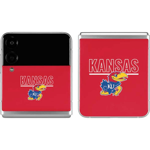 University of Kansas Jayhawks Established 1865 Galaxy Z Flip4 5G Skin