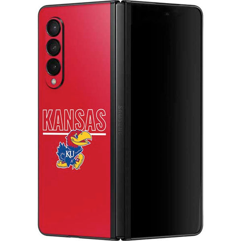 University of Kansas Jayhawks Established 1865 Galaxy Z Fold3 5G Skin