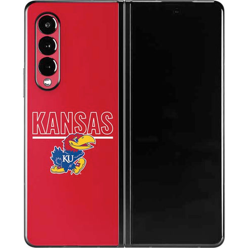 University of Kansas Jayhawks Established 1865 Galaxy Z Fold3 5G Skin