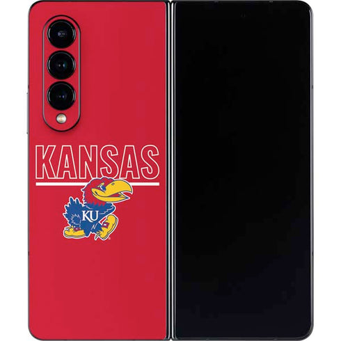 University of Kansas Jayhawks Established 1865 Galaxy Z Fold4 5G Skin