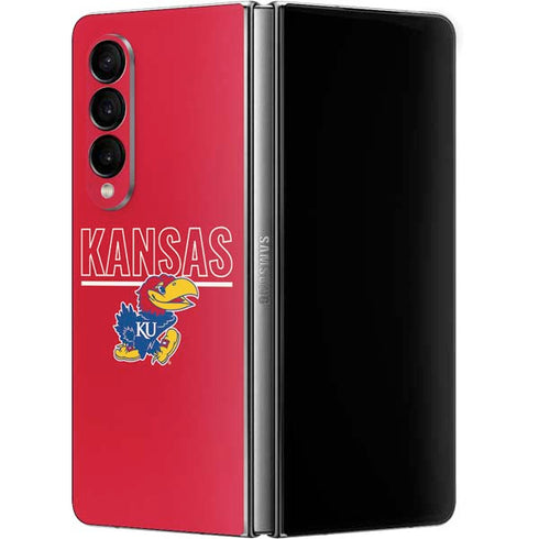 University of Kansas Jayhawks Established 1865 Galaxy Z Fold4 5G Skin