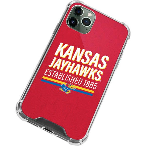 University of Kansas Jayhawks Established 1865 iPhone 11 Pro Max Clear Case