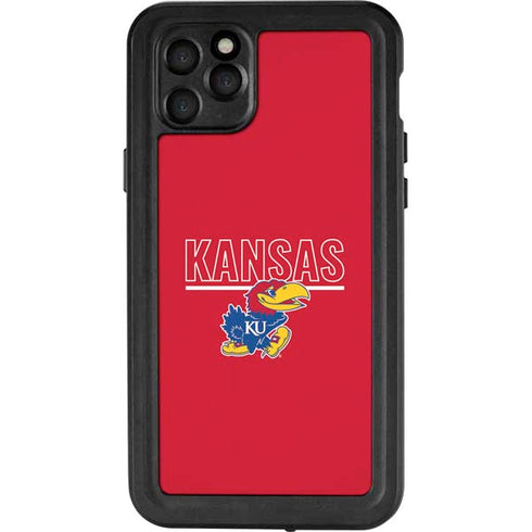 University of Kansas Jayhawks Established 1865 iPhone 11 Pro Max Waterproof Case