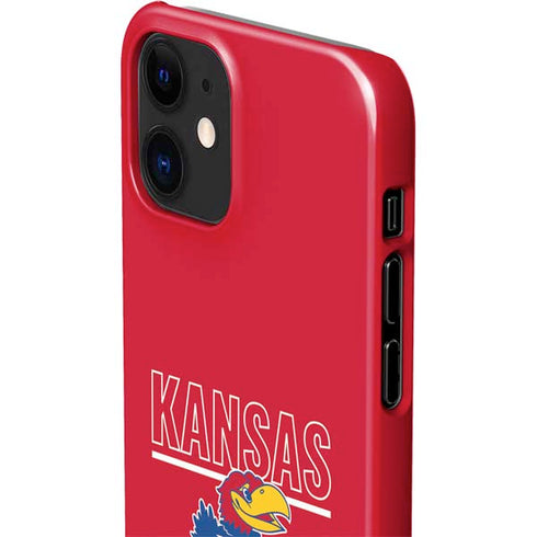 University of Kansas Jayhawks Established 1865 iPhone 12 Mini Lite Case
