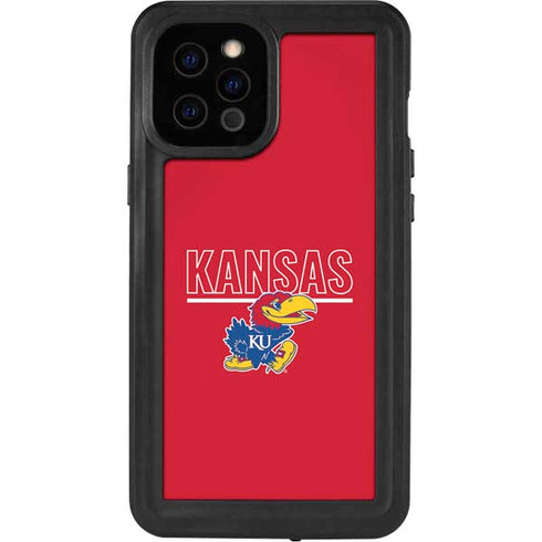University of Kansas Jayhawks Established 1865 iPhone 12 Pro Max Waterproof Case