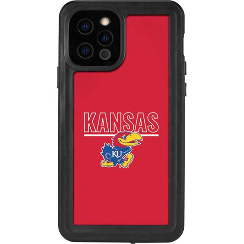 University of Kansas Jayhawks Established 1865 iPhone 12 Pro Waterproof Case