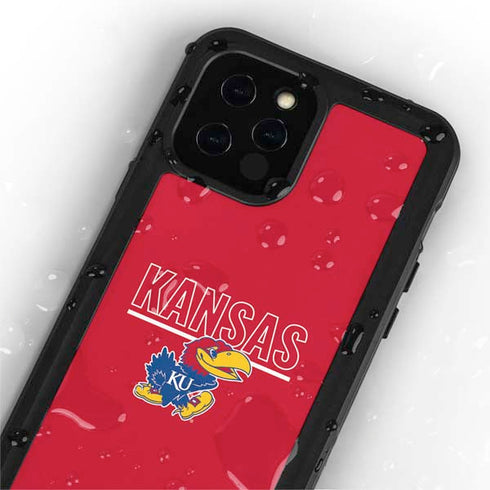 University of Kansas Jayhawks Established 1865 iPhone 12 Pro Waterproof Case