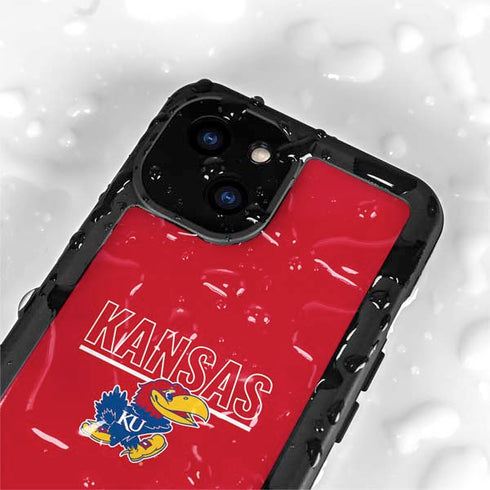 University of Kansas Jayhawks Established 1865 iPhone 13 Mini Waterproof Case