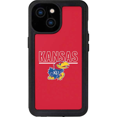 University of Kansas Jayhawks Established 1865 iPhone 13 Mini Waterproof Case