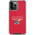 University of Kansas Jayhawks Established 1865 iPhone 14 Pro Max Clear Case