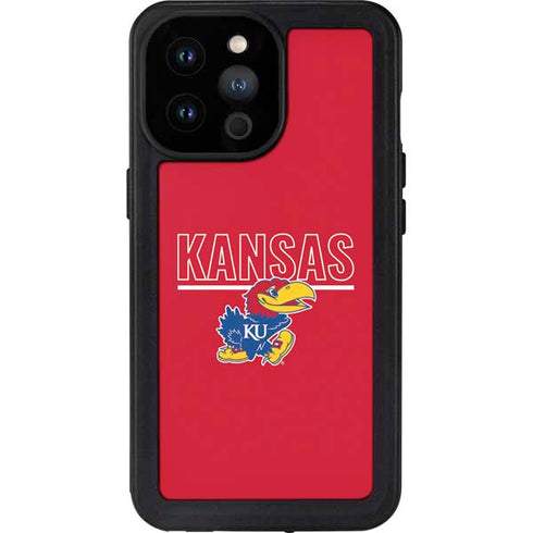 University of Kansas Jayhawks Established 1865 iPhone 14 Pro Max Waterproof Case
