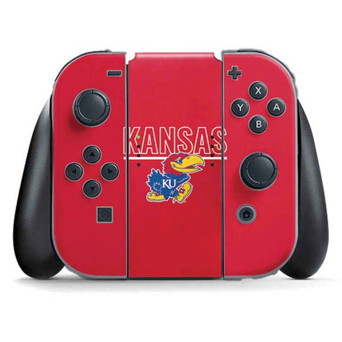 University of Kansas Jayhawks Established 1865 Nintendo Switch (2017-2021) Joy-Con Controller Skin