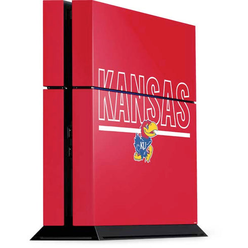 University of Kansas Jayhawks Established 1865 PS4 Console Skin