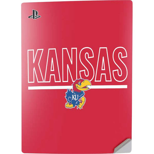 University of Kansas Jayhawks Established 1865 PS5 Digital Edition Console Skin