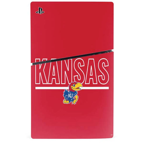 University of Kansas Jayhawks Established 1865 PS5 Slim Disk Bundle Skin