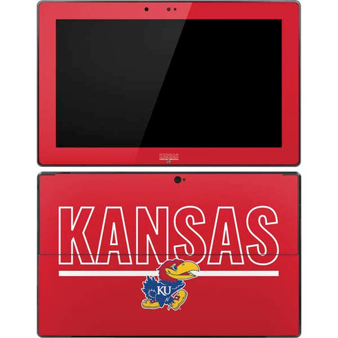 University of Kansas Jayhawks Established 1865 Surface Pro Tablet Skin