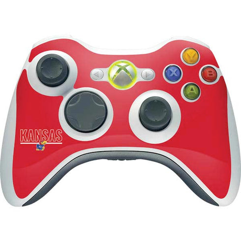 University of Kansas Jayhawks Established 1865 Xbox 360 Wireless Controller Skin