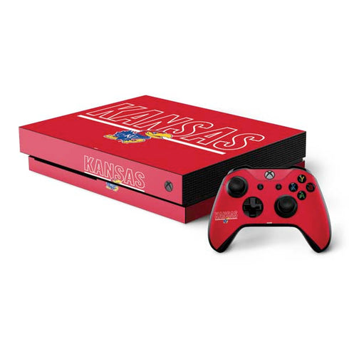 University of Kansas Jayhawks Established 1865 Xbox One X Bundle Skin