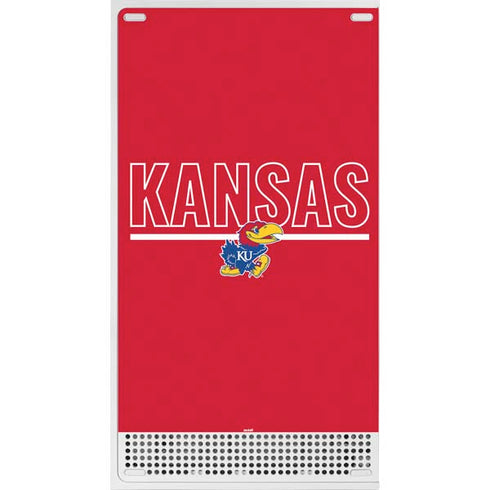 University of Kansas Jayhawks Established 1865 Xbox Series S Console Skin