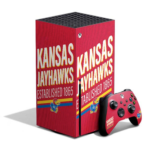 University of Kansas Jayhawks Established 1865 Xbox Series X Bundle Skin