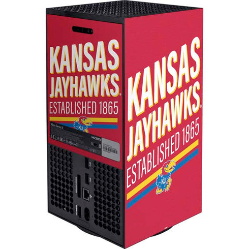 University of Kansas Jayhawks Established 1865 Xbox Series X Bundle Skin