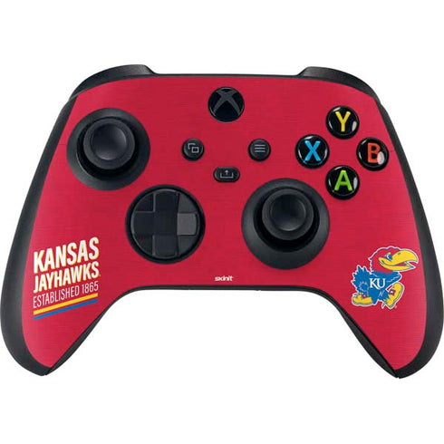 University of Kansas Jayhawks Established 1865 Xbox Series X Bundle Skin