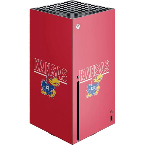 University of Kansas Jayhawks Established 1865 Xbox Series X Console Skin