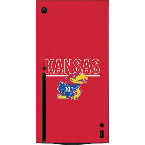 University of Kansas Jayhawks Established 1865 Xbox Series X Console Skin