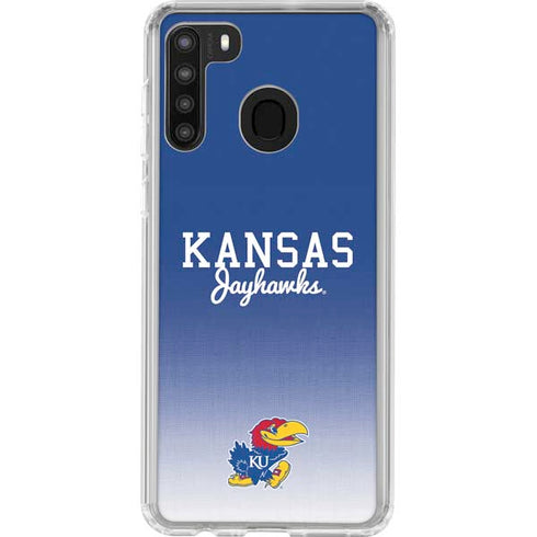 University of Kansas Jayhawks Galaxy A21 Clear Case