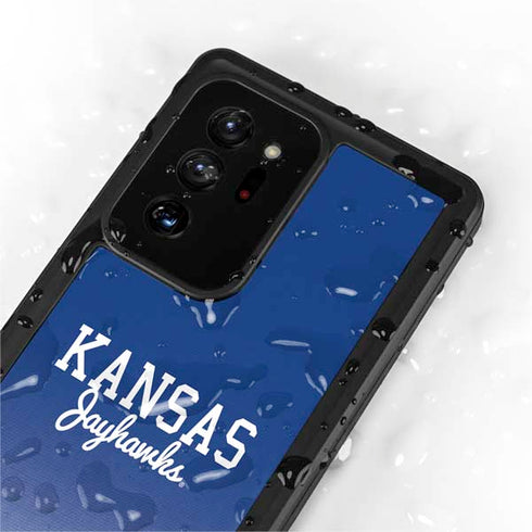 University of Kansas Jayhawks Galaxy Note20 Ultra 5G Waterproof Case