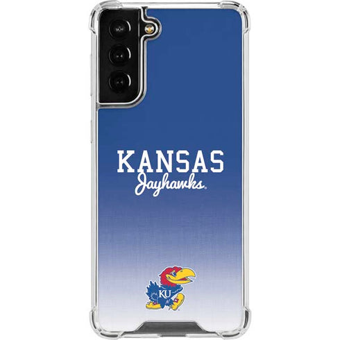 University of Kansas Jayhawks Galaxy S21 FE Clear Case