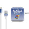 University of Kansas Jayhawks iPad Charger (10W USB) Skin