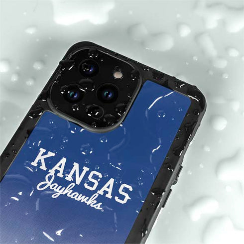 University of Kansas Jayhawks iPhone 14 Pro Max Waterproof Case