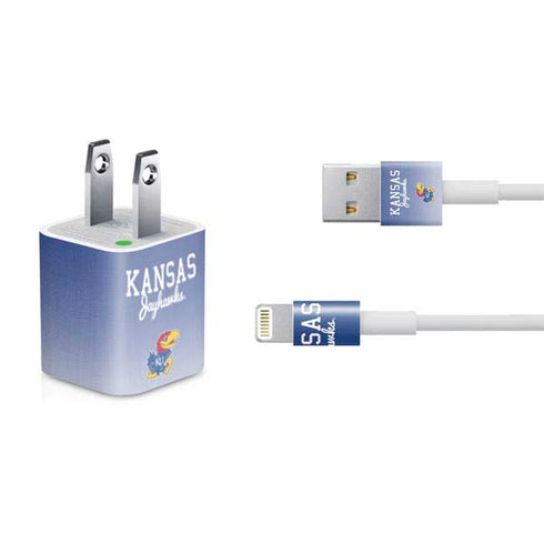 University of Kansas Jayhawks iPhone Charger (5W USB) Skin