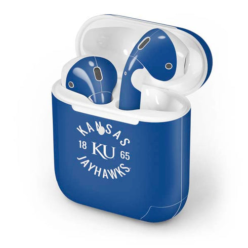 University of Kansas Jayhawks KY 1865 Apple AirPods 2 Skin
